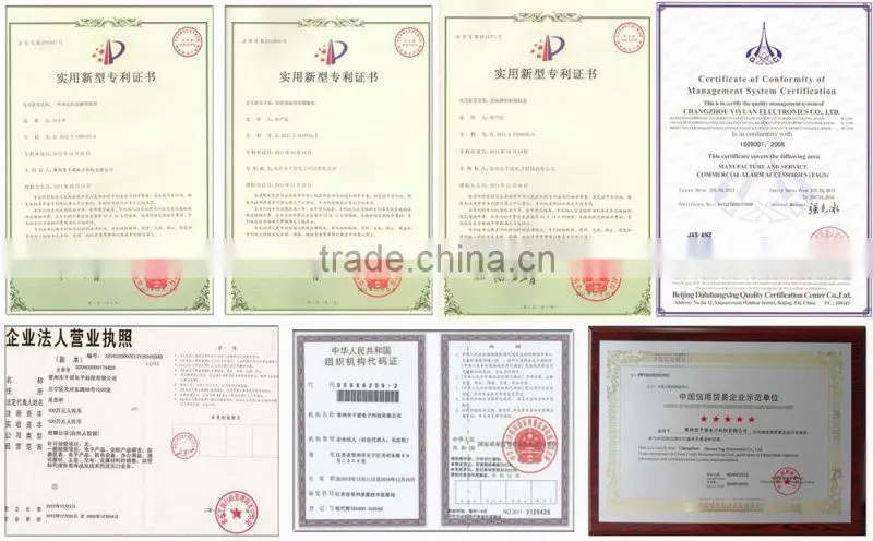Channel-Tag EAS Security Ink Tags for Garments Shop