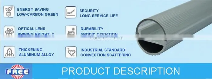 Commonly used accessories for T5 LED tube light fixtures, aluminum alloy parts,made in China