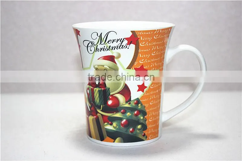 Cheap 12oz walmart porcelain coffee mugs for christams