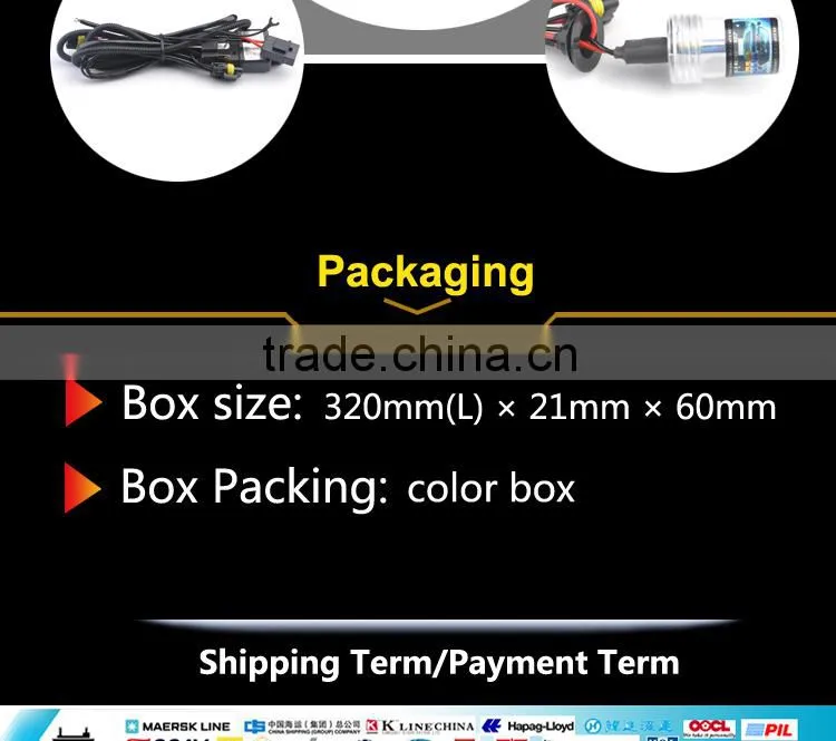 Wholesale price xenon hid h7 55w bulb 5000k/8000k/12000k