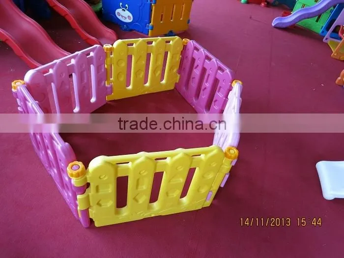plastic fence for kids/ children indoor playground play fence