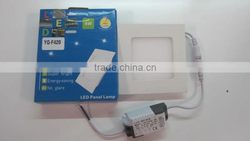 China hot product 4W and round Recessed LED panel light