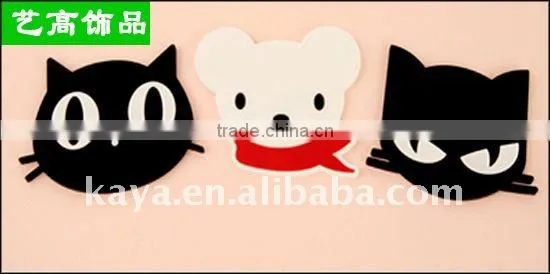 3d soft pvc custom made cup coaster
