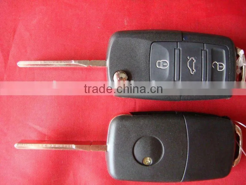 Tongda Hot sale 3 button folding shell for VW or Passat