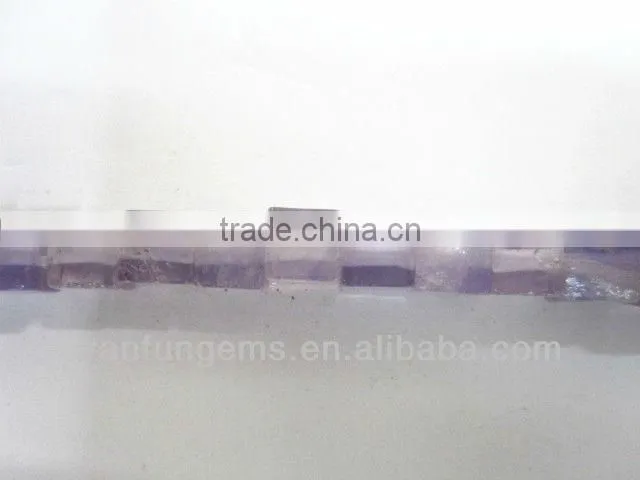 Wholesale gemstone light amethyst diagonal drill cube