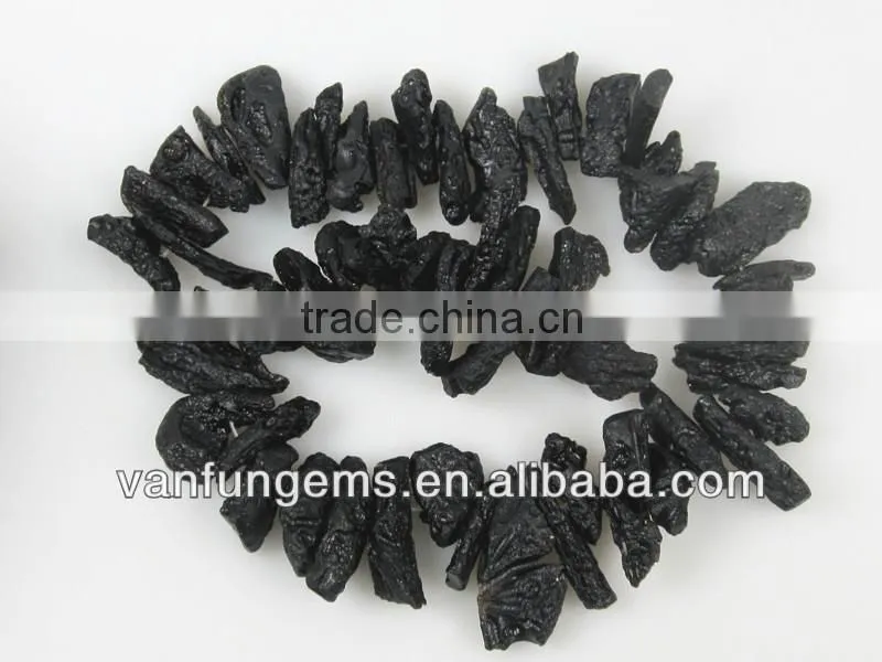 Natural Loose Gemstone Nugget Tekite Nugget Beads for Jewelry and Decoration