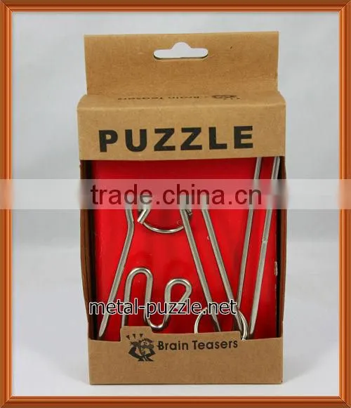 Brain Teasers China - metal educational toys EN 71 Passed