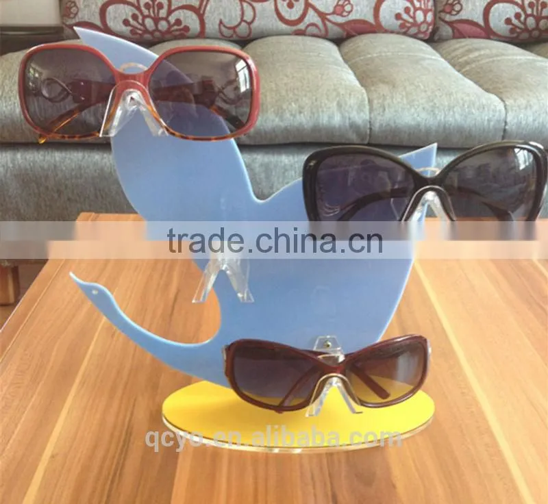 4 Pair Acrylic Sunglasses Eyeglass Display Stand 2015