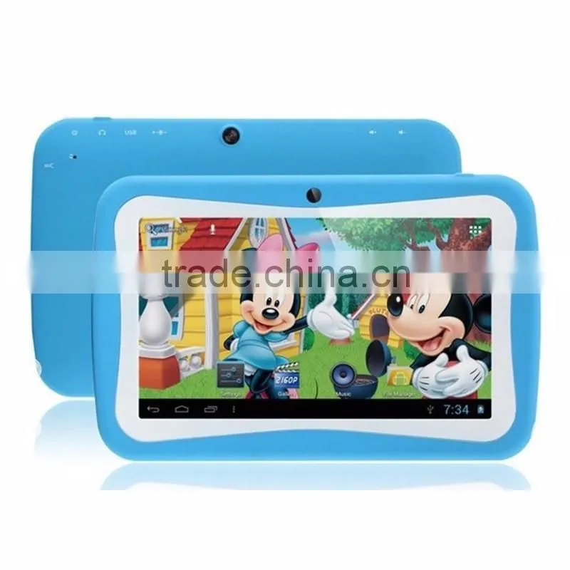 Hot Sale rugged 7 inch android 4.4 Children learning computer machines super smart tablet pc