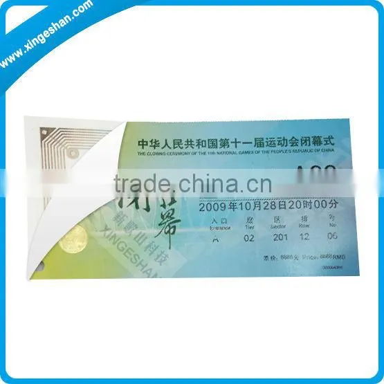 Top Quality 13.56mhz NFC RFID Ticket