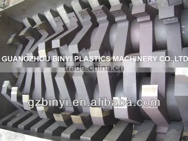 Strong PVC pipes Shredder&Crushing machine,Plastic Two Shaft Shredder Machine