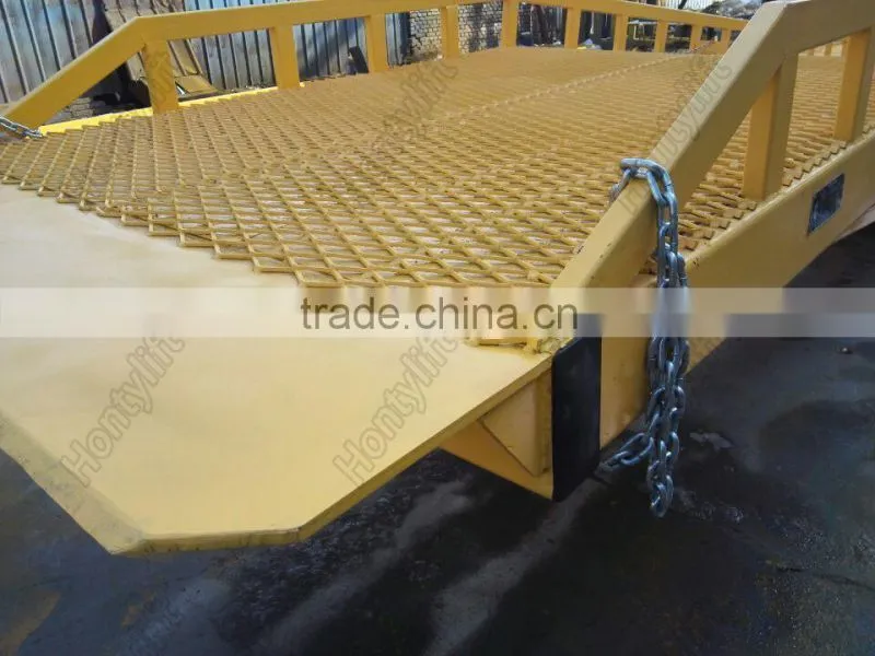 hydraulic mobile loading ramp yard ramp used for container