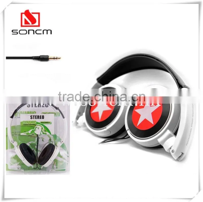 2015 fashion Newest foldable Headphones with Microphone