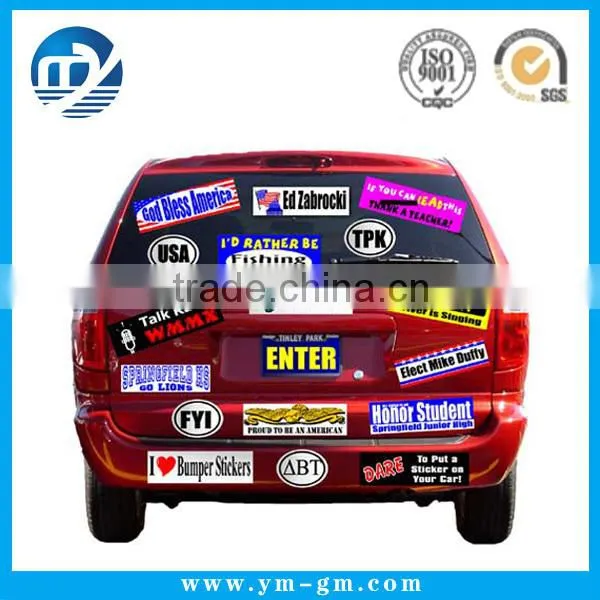 2015 bumper sticker car window sticker
