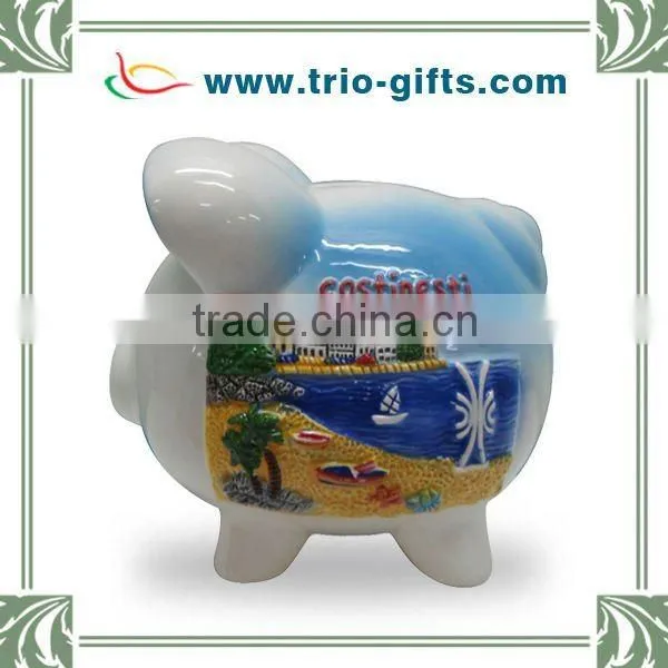 Ceramic piggy bank ceramic coin bank