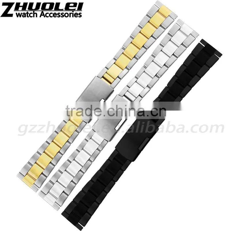 18|19|20|21|22|23mm Stainless steel bracelet wristbands waych band