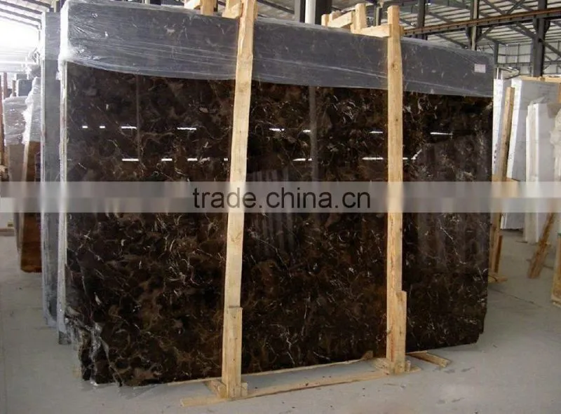 Chinese dark emperador marble slab