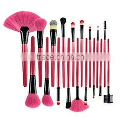 Portable natural hair professional makeup brush set