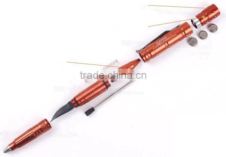 2016 tactical pen with flashlight