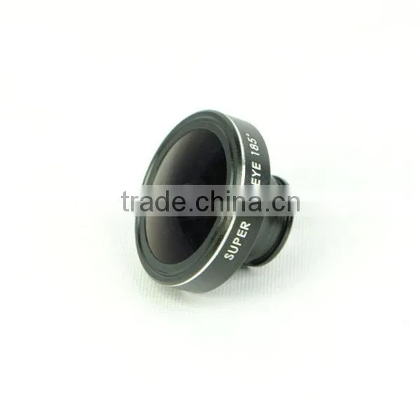 185 Degree Super Fisheye Lens With Clip Clamp For iPhone Samsung Cell Phone Camera Lens