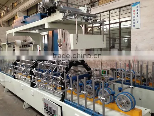 cold glue furniture wrapping machine