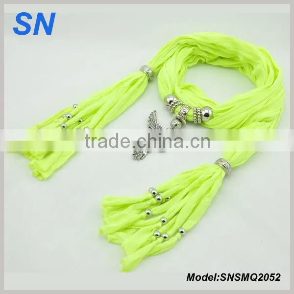 Phoenix patterns crystal pendant scarf/lovely scarf