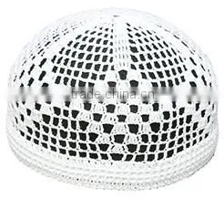 African is handmade white muslim hats for men