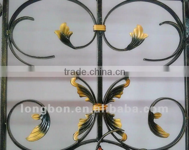 2013 Top-selling classic cast iron window fence