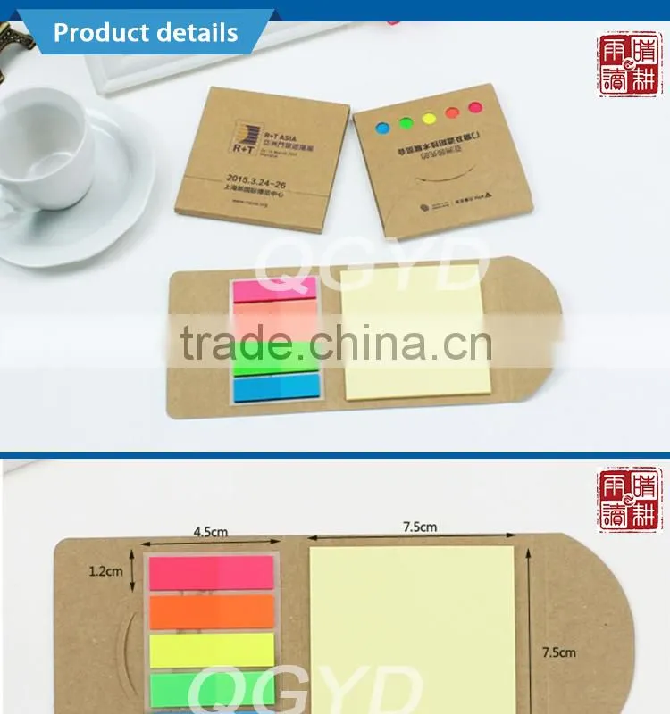 promotional gift colour bar memo pad / notepad