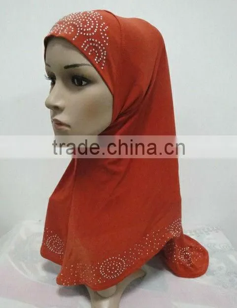 H148 new style muslim hijab,pull on hijab