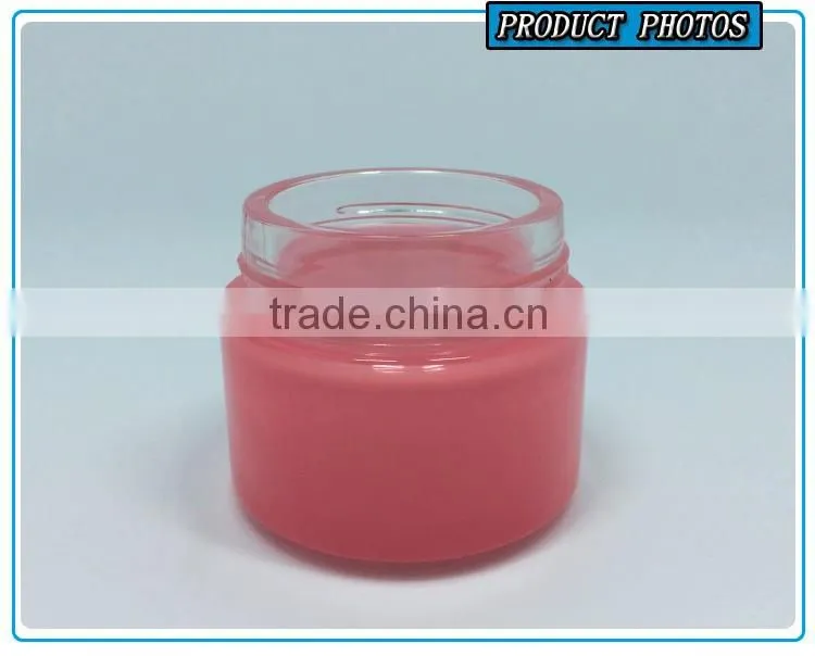 100ml empty cylinder cosmetics facial mask glass jar