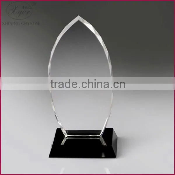 new design blank crystal trophy