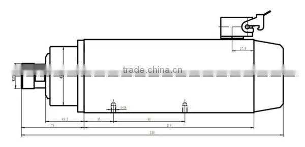 GDZ93x82-3.5(380V) Toauto 18000rpm cnc engraving machine spindle motor