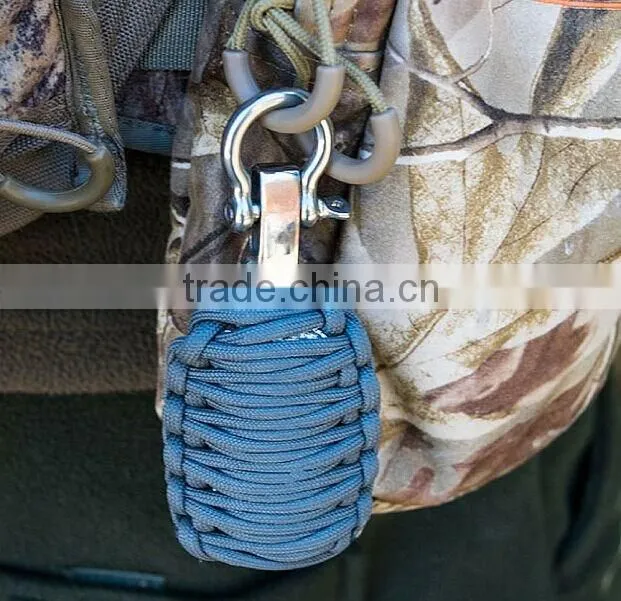 Yukai paracord projects survival gear adjustable 4mm shackles with 3 holes