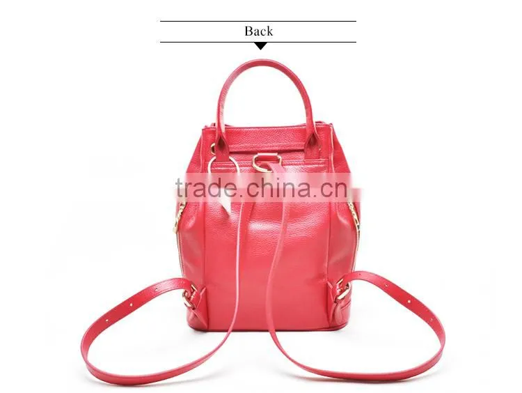 Factory custom leather satchel bag China wholesale