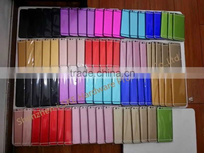 Matte yellow color for iphone 6 color housing