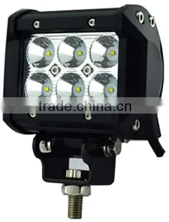 4X4 led light bar,18W car led light bar