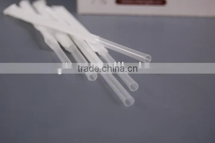 2015 6mm disposable film wrapped film spoon straw