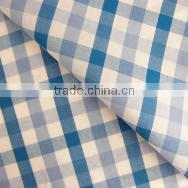 wholesale cotton yarn dyed poplin shirt fabric