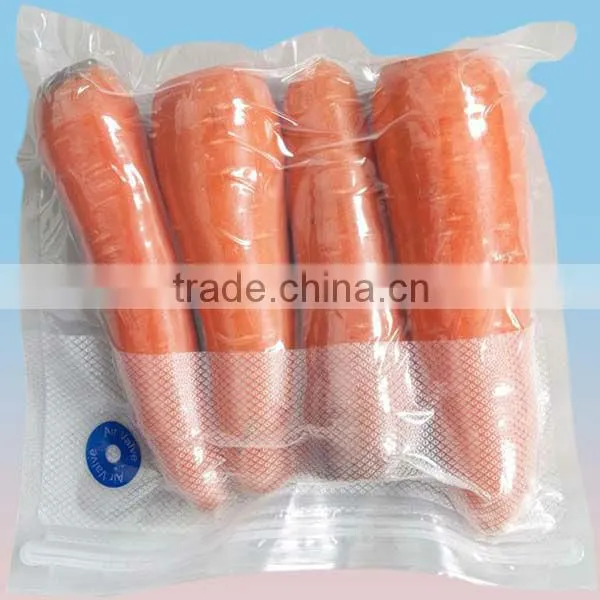 PE clear fruit vacuum bag