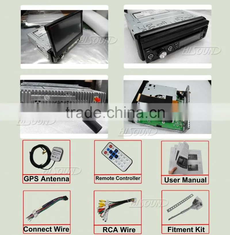 universal and good quality 1 din dvd playerwith gps/dvd/rds/usb