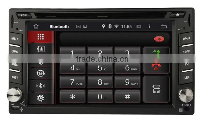 2din 6.2inch capacitive touch screen dvd player for car android with WIFI 3G DVD GPS BT