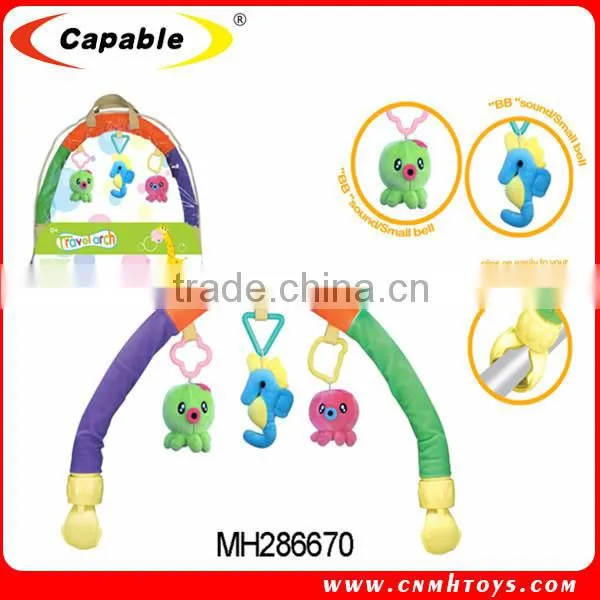 Plush baby rattle toys baby bedside bell for sale