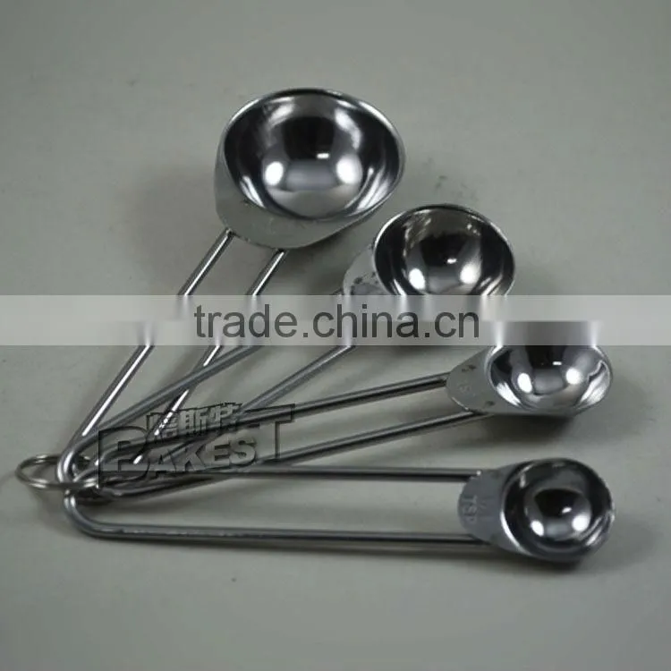 BAKEST Best stainless steel metal measuring spoons/high quality measuring spoons