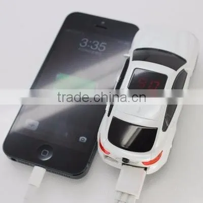 2016 trending products Portable power bank 5200mAh Car shape Micro USB Blue, Black, Red, White, Yellow, Silver, Brown