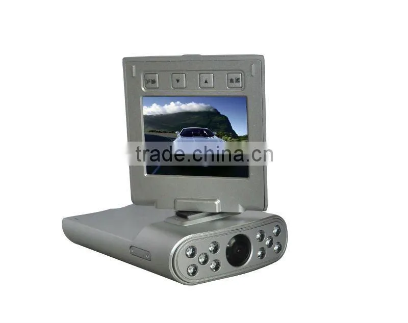 10-IR LED lights and AVI video format car camcorder 720P