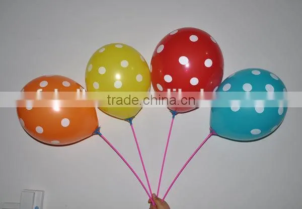 Best quality 12inch Colourful Party Decoration Polka Dot Balloons Latex balloons