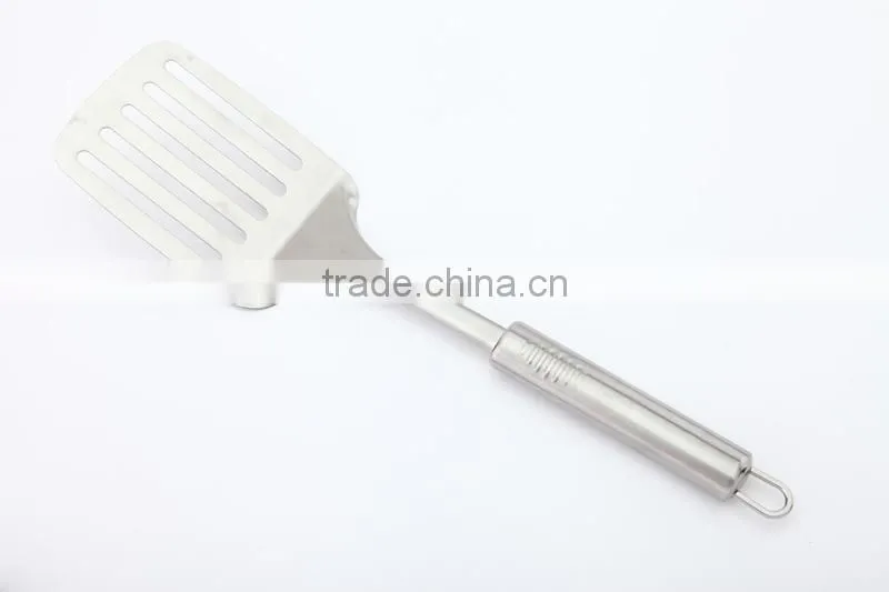 2015 New product stainless steel handle slotted turner