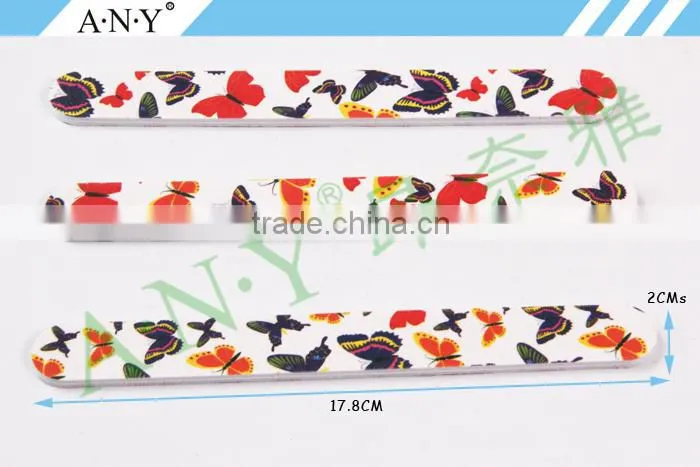 Nail Art Polishing and Shining Beautiful Butterfly Nails Files 100 180 Grit
