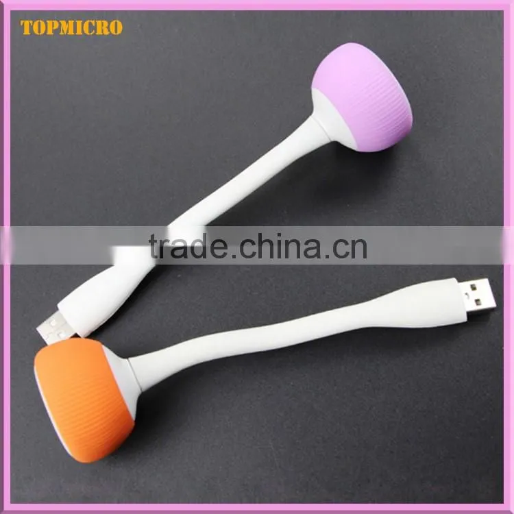2016 Newest Exquisite Mushroom ID Design MINI Smart USB Led Lamp Data Cable